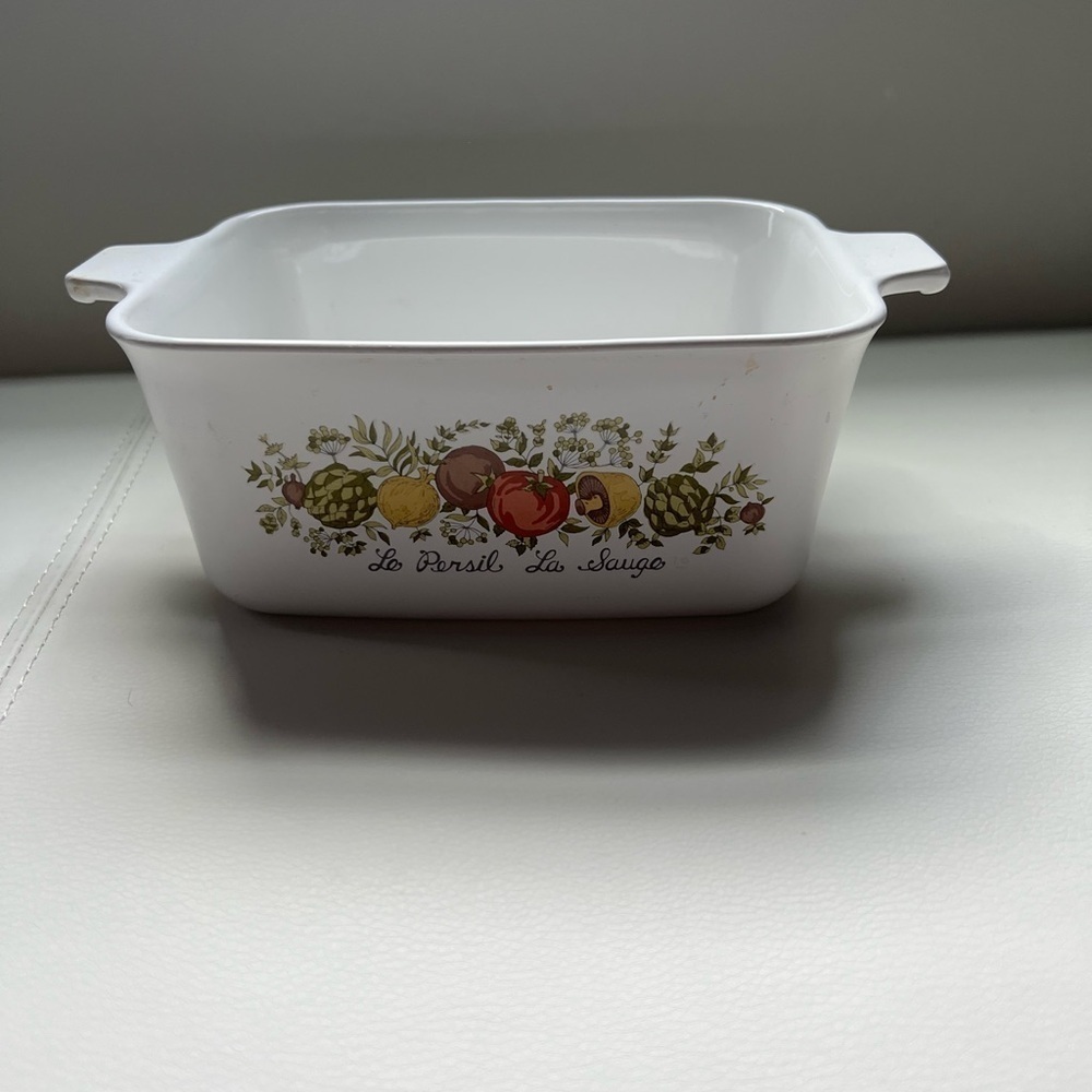 Vintage Corningware Corelle Spice of Life Le Persil La Sauge Baking Pan